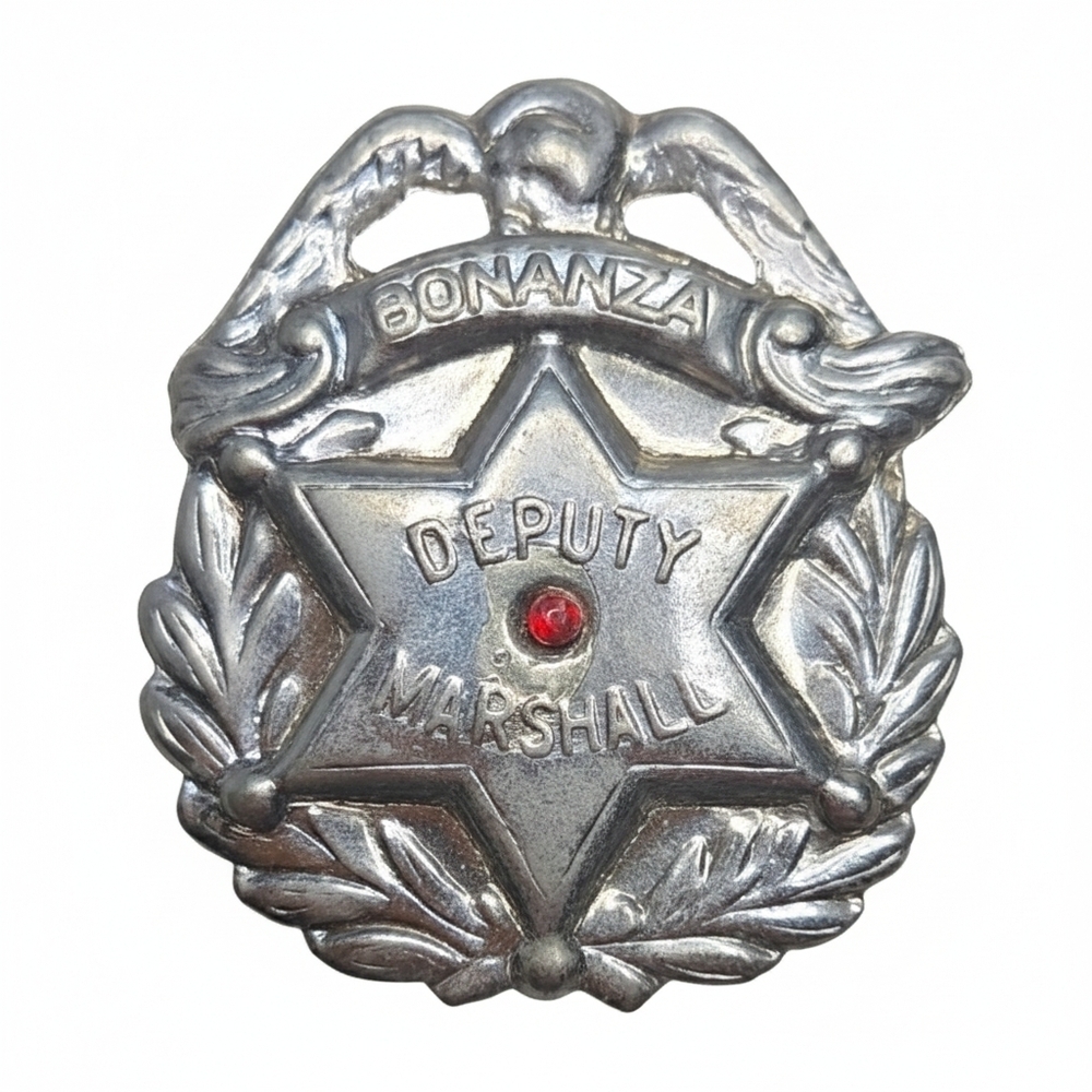 Bonanza Badge Replica Of Deputy Marshall Pin - Picture 2 of 5